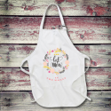 Personalized The Best Mom Full Length Apron with Pockets