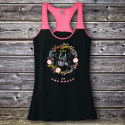 Personalized The Best Mom Varsity Tank