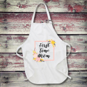 Personalized First Time Mom Full Length Apron with Pockets