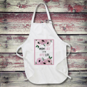Personalized Mom Life Is The Best Life Full Length Apron with Pockets