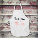 Personalized Best Mom Ever Full Length Apron with Pockets
