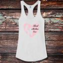 Personalized Best Mom Ever Shirttail Satin Jersey Tank