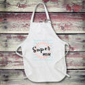 Personalized Super Mom Full Length Apron with Pockets