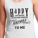 Personalized Happy Every Year Is Just One Year Closer To Perfection Birthday To Me Men Tank Top