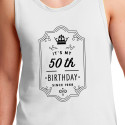 Personalized It's My 50th Birthday Since 1968 Men Tank Top