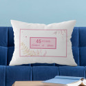Personalized Anniversary Pillow Case