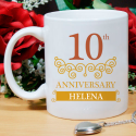 Personalized Mug Beautiful And Memorable Gift For 10th Anniversary