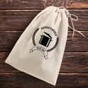 Personalized Kitchen Natural Cotton Shoe Drawstring Bag