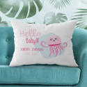 Personalized Baby Shower Pillow Case with Name