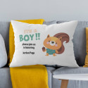 Personalized Baby Shower Pillow Case with Name