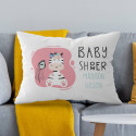 Personalized Baby Shower Pillow Case with Name