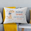 Personalized Baby Shower Pillow Case with Name