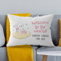 Personalized Baby Shower Pillow Case with Name