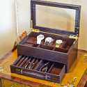 Personalized Multipurpose Display Case for Jewelry, Watches, Pens, and Glasses