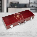 Personalized Birthday BBQ Gift Set, 3 Piece Barbeque Set in Case, Customized Birthday Gift for Him