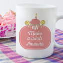 Make a Wish, Perfect Personalized Birthday 11 oz Mug for Her