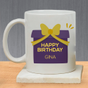 Happy Birthday Personalized Mug For Birthday Gift With Recipient' Name