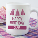 Happy Birthday Personalized Mug A Beautiful Gift for Girls or Women