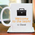 Welcome to the Team! Personalized Mug With Name Printed On It