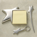 Beautiful Personalized 3 Piece Silver Office Star Shaped Gift Set