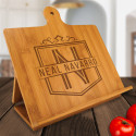 Personalized Bamboo Standing Chef's Easel with Name