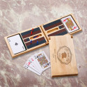 Personalized Birthday Cribbage Game, Wood Cribbage Game Gift Set, Birthday Zodiac Sign Gift