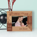 My Uncle Is Like Dad But Cooler Personalized Wooden Frame