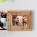 Sisters Memories Smile Fun Adventures Personalized Wooden Frame