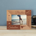 Brother Friend Personalized Wooden Frame