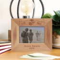 USMC Personalized Wooden Frame