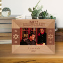Happy Hanukkah Personalized Wooden Frame