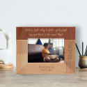 Never Ask Why I Love You Just Accept Personalized Wooden Frame