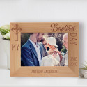 My Baptism Day Personalized Wooden Frame