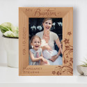 My Baptism Personalized Wooden Frame