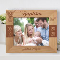 My Baptism Day Personalized Wooden Frame