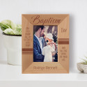 Baptism Day May You Know The Joy Of God's Love Today Personalized Wooden Frame