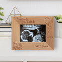 Promoted To Grandparents Personalized Wooden Frame