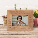 Because I Have A Cousin I Will Always Have A Friend Personalized Wooden Frame