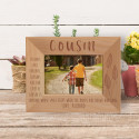 Friends Are Forever Cousins Are For Life Personalized Wooden Frame