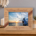 Always Remembered Death Leaves A Heartache No One Can Heal Personalized Wooden Frame