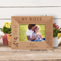 My Niece Personalized Wooden Frame