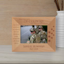 For The Love Of Country, They Accepted Death Personalized Wooden Frame