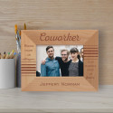 Coworker Personalized Wooden Frame