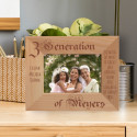 So Much Of What Is Great Has Sprung From The Closeness Of Family Ties Personalized Wooden Frame