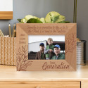 Family Is A Connection To Life, A Tie To The Past & A Road To The Future Personalized Wooden Frame
