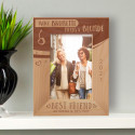 Every Brunette Needs A Blonde Best Friend Personalized Wooden Frame