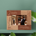 Groom Personalized Wooden Frame