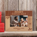 Merry Christmas Personalized Wooden Frame