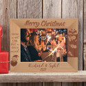 Christmas Is Not A Time, But A State Of Mind Personalized Wooden Frame