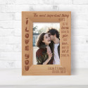 The Most Important Thing In Life Is To Learn How To Give Out Love, And To Let It Come In Personalized Wooden Frame
